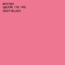 #EE7691 - Deep Blush Color Image